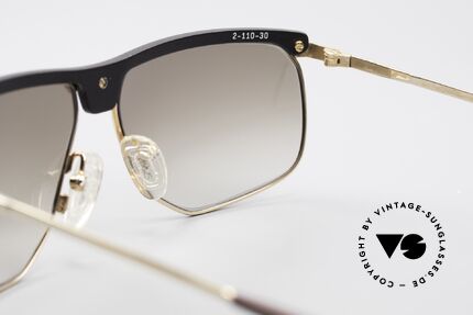 AVUS 2-110 Außergewöhnliche 80er Brille, KEINE Retrobrille; sondern Original! (inkl. Versace Etui), Passend für Herren