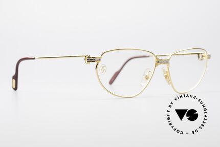 Cartier Panthere Windsor - M 90er Luxus Fassung, teure Luxus-Brille in Medium (Damen)-Größe 57-15, 135, Passend für Damen