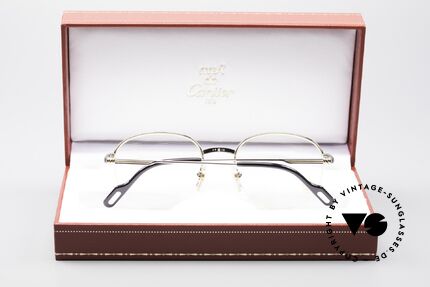 Cartier Colisee Runde Luxus Platin Brille, Colisee = 'Kolosseum' (Lifestyle & Funktionalität), Passend für Herren und Damen