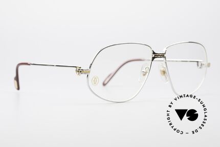 Cartier Panthere G.M. - L Seltene Platin Fassung, wurde 1988 veröffentlicht und dann bis 1997 produziert, Passend für Herren