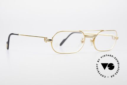 Cartier MUST LC Rose - M Limitierte Luxus Brille 80er, getragen von Elton John (Video "I'm still standing"), Passend für Herren