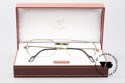 Cartier MUST LC Rose - M Limitierte Luxus Brille 80er, ungetragen mit OVP (in diesem Zustand sehr selten), Passend für Herren