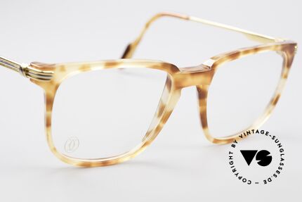 Cartier Reflet 90er Luxus Brillenfassung, ungetragenes Einzelstück, 22kt GP (inkl. Verpackung), Passend für Herren und Damen