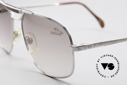 Jaguar 721 Rare Vintage Sonnenbrille, braune Verlaufsgläser (100% UV) mit dem Jaguar-Logo, Passend für Herren