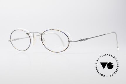 Cazal 770 Ovale Vintagebrille No Retro, auf den 1. Blick minimalistisch; jedoch sehr raffiniert, Passend für Herren und Damen