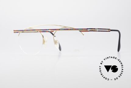 Cazal 748 Echt Vintage 90er No Retrobrille, interessantes Cazal vintage Brillengestell von 1997, Passend für Herren und Damen