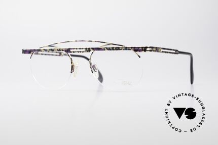 Cazal 748 Crazy Vintage No Retrobrille, interessantes Cazal vintage Brillengestell von 1997, Passend für Herren und Damen