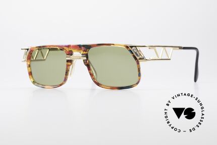 Cazal 876 90er Designer Vintage Brille, flippige Cazal Designer-Sonnenbrille der frühen 1990er, Passend für Herren und Damen