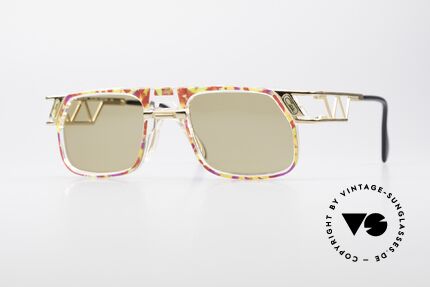 Cazal 876 90er Designer Sonnenbrille, flippige Cazal Designer-Sonnenbrille der frühen 1990er, Passend für Herren und Damen