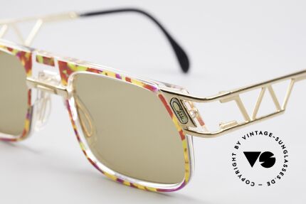 Cazal 876 90er Designer Sonnenbrille, original Cazal Gläser mit UV PROTECTION Markierung, Passend für Herren und Damen