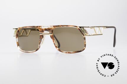 Cazal 876 Echt 90er No Retro Brille, flippige Cazal Designer-Sonnenbrille der frühen 1990er, Passend für Herren und Damen
