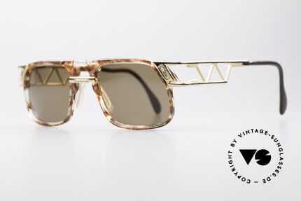 Cazal 876 Echt 90er No Retro Brille, einzigartige Konstruktion & aufwendige Farbgestaltung, Passend für Herren und Damen