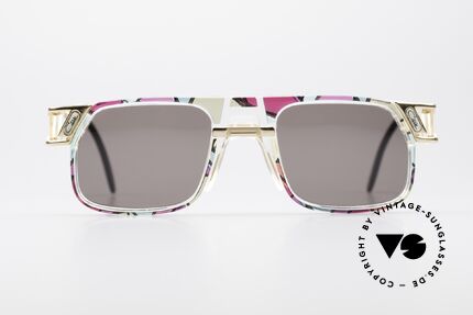 Cazal 876 90er No Retro Sonnenbrille, vom Design-Papst Cari Zalloni (Mr. CAZAL) entworfen, Passend für Herren und Damen