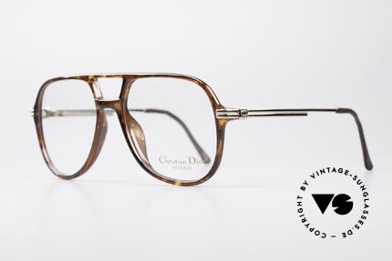 Christian Dior 2473 80er Dior Monsieur Brille, typisches 80er Jahre Herren-Design mit Doppel-Brücke, Passend für Herren