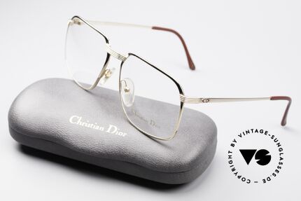 Christian Dior 2489 80er XL Herren Vintage Brille, die Qualitätsfassung kann beliebig verglast werden, Passend für Herren