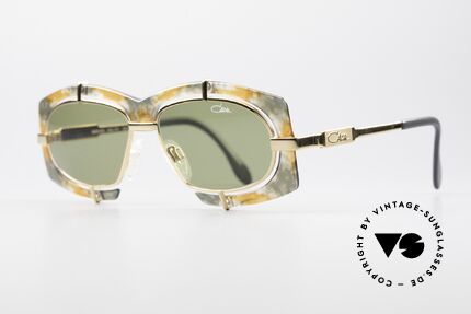 Cazal 872 Haute Couture Sonnenbrille, pompöse Haute Couture Brille - charakteristisch Cazal, Passend für Herren und Damen
