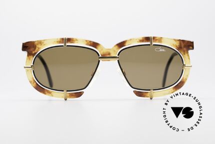 Cazal 871 Extravagante Vintage Brille, geniale Rahmenkonstruktion mit einmaligen Farben, Passend für Damen
