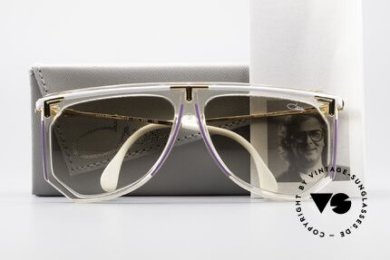 Cazal 865 Amerie Hip Hop Sonnenbrille, 145mm Rahmenbreite = XXL (oversized vintage Brille), Passend für Damen