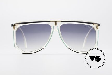 Cazal 865 Vintage Hip Hop Sonnenbrille, hergestellt um 1986 in Passau (made in W. Germany), Passend für Damen
