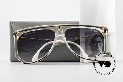 Cazal 865 Vintage Hip Hop Sonnenbrille, 140mm Rahmenbreite = XL (oversized vintage Brille!), Passend für Damen