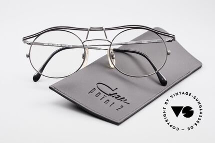 Cazal 1110 - Point 2 90er Industrial Vintage Brille, die Fassung ist natürlich für optische Gläser geeignet!, Passend für Herren