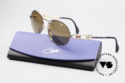 Cazal 965 Ovale Vintage Sonnenbrille, Größe: large, Passend für Herren und Damen