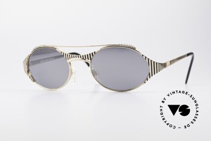 Cazal 978 Ovale Designer Sonnenbrille, großartiges CAZAL Design aus den späten 1990ern, Passend für Herren und Damen