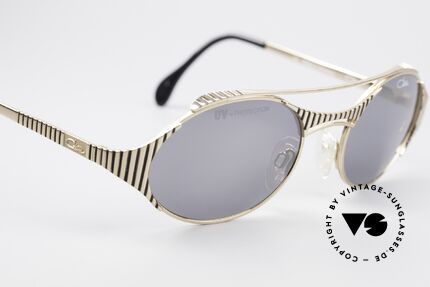 Cazal 978 Ovale Designer Sonnenbrille, ungetragen (wie alle unsere vintage CAZAL Brillen), Passend für Herren und Damen