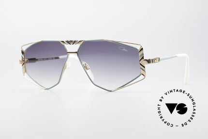 Cazal 956 Cari Zalloni Designer Brille, künstlerische Cazal Sonnenbrille von ca. 1989/90, Passend für Herren und Damen