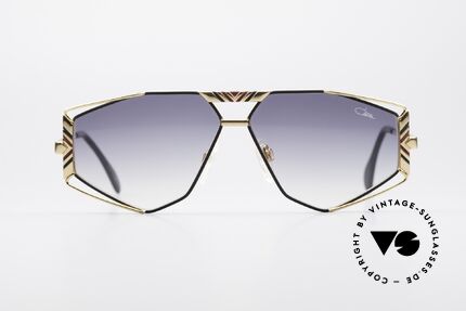 Cazal 956 Cari Zalloni No Retro Brille, ausgefallene Gläserform und viele kleine Details, Passend für Herren und Damen