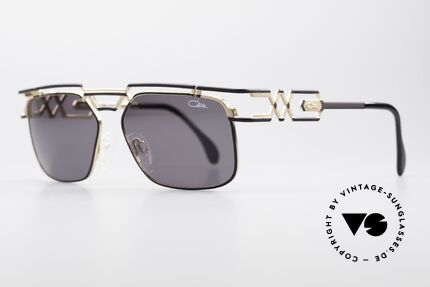 Cazal 973 90er Sonnenbrille Herren Damen, zudem sehr interessante Farbgestaltung / -Muster, Passend für Herren und Damen