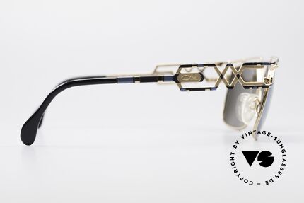 Cazal 973 Blau Verspiegelte Sonnenbrille, KEINE Retrobrille, sondern ein 20 Jahre altes Unikat, Passend für Herren und Damen