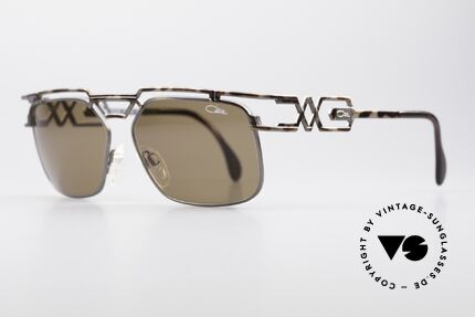 Cazal 973 90er Qualität Sonnenbrille, zudem sehr interessante Farbgestaltung / -Muster, Passend für Herren und Damen