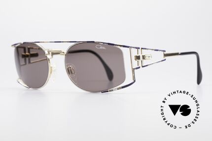 Cazal 967 Vintage Markensonnenbrille, aufwändige und handgearbeitete Rahmen-Lackierung, Passend für Herren und Damen