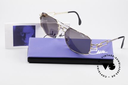 Cazal 972 True Vintage Brille No Retro, graue orig. CAZAL Sonnengläser für 100% UV Protection, Passend für Herren und Damen