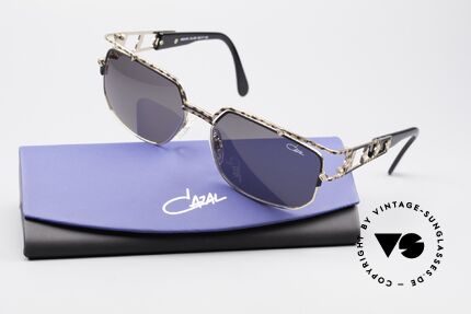 Cazal 979 Vintage Damen Sonnenbrille, orig. graue CAZAL Sonnengläser für 100% UV Schutz, Passend für Damen