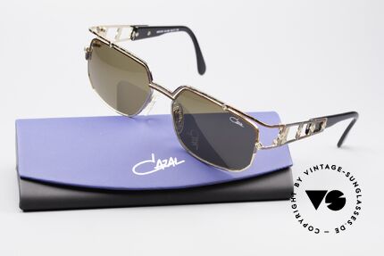 Cazal 979 Damen Sonnenbrille Vintage, orig. braune CAZAL Sonnengläser für 100% UV Schutz, Passend für Damen