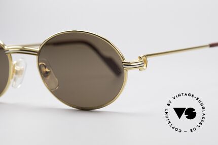 Cartier Saint Honore Luxus Sonnenbrille Oval, ungetragen mit OVP (eine Rarität in diesem Zustand), Passend für Herren und Damen