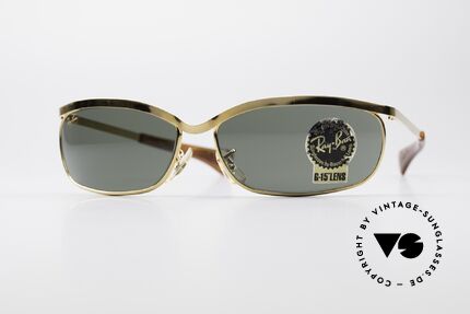 Ray Ban Olympian VI Deluxe B&L USA Vintage Brille, Deluxe Modell aus der berühmten Olympian Serie, Passend für Herren