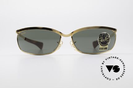 Ray Ban Olympian VI Deluxe B&L USA Vintage Brille, extrem solider Rahmen mit G15 Qualitätsgläsern, Passend für Herren