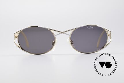 Cazal 977 Designer Sonnenbrille Damen, sehr elegante Rahmengestaltung in gold-weiss, Passend für Damen