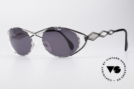 Cazal 977 Vintage Sonnenbrille Damen, sehr glamouröse Design-Elemente; schwungvoll chic, Passend für Damen