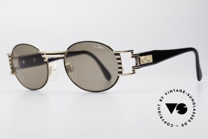 Cazal 976 90er Vintage Sonnenbrille Oval, tolle Metall- und Kunststoffkombination; unique!, Passend für Herren und Damen