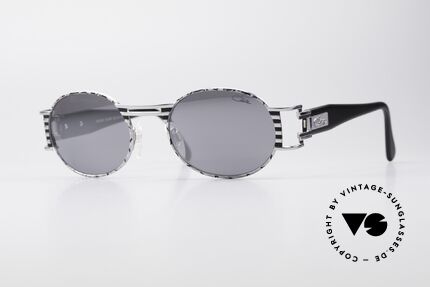 Cazal 976 Vintage Brille Oval Verspiegelt, markantes CAZAL vintage Design aus den 1990ern, Passend für Herren und Damen
