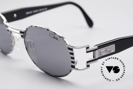 Cazal 976 Vintage Brille Oval Verspiegelt, verspiegelte Gläser mit 'UV Protection' Schriftzug, Passend für Herren und Damen