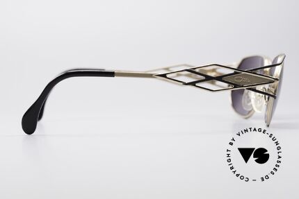Cazal 981 Vintage Designer Damen Brille, mit original Cazal Sonnengläsern (100% UV Schutz), Passend für Damen