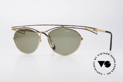 Cazal 970 Extravagante Brille Damen, poppige Cazal Kult-DesignerSonnenbrille von 1997, Passend für Damen