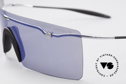 Porsche 5693 F09 Vintage Faltsonnenbrille, für den sportlichen Einsatz: leicht verspiegelte Scheibe, Passend für Herren