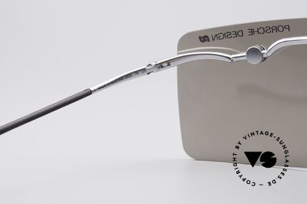 Porsche 5693 F09 Vintage Faltsonnenbrille, KEINE Retrobrille; sondern ein ungetragenes Original!, Passend für Herren
