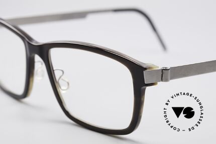 Lindberg 1802 Horn Echthorn Titanium Brille, absoluter Luxus, denn jedes Horn-Modell ist einzigartig, Passend für Herren